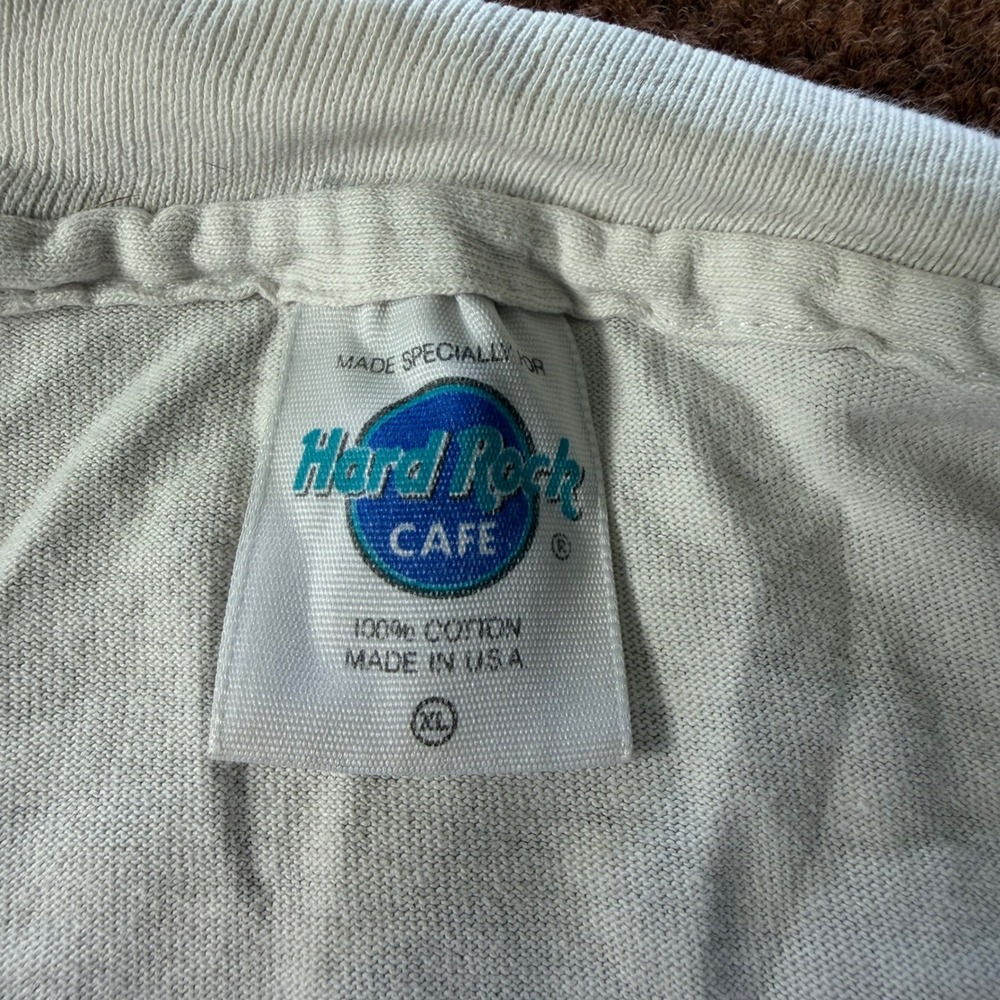 Vintage Hard Rock Cafe Las Vegas T Shirt Mens XL White Single Stitch Made in USA - Picture 2 of 7